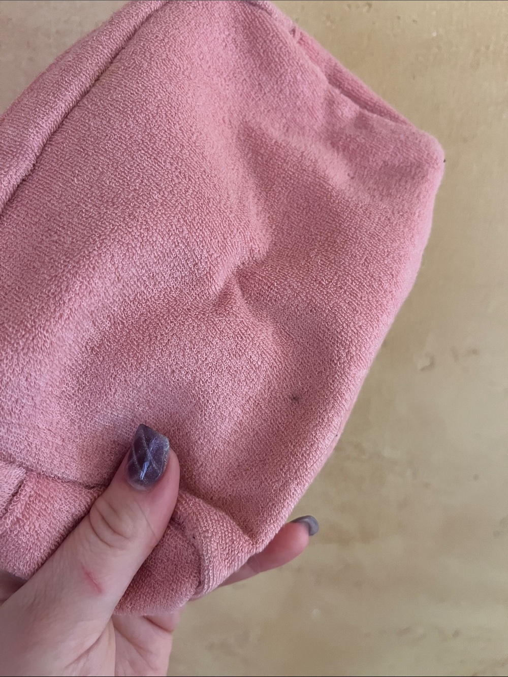 NWT Victoria's Secret Dusty Pink Cosmetic Pouch - Picture 3 of 5